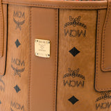 Close up of brown bag, showing texture of canvas fabric