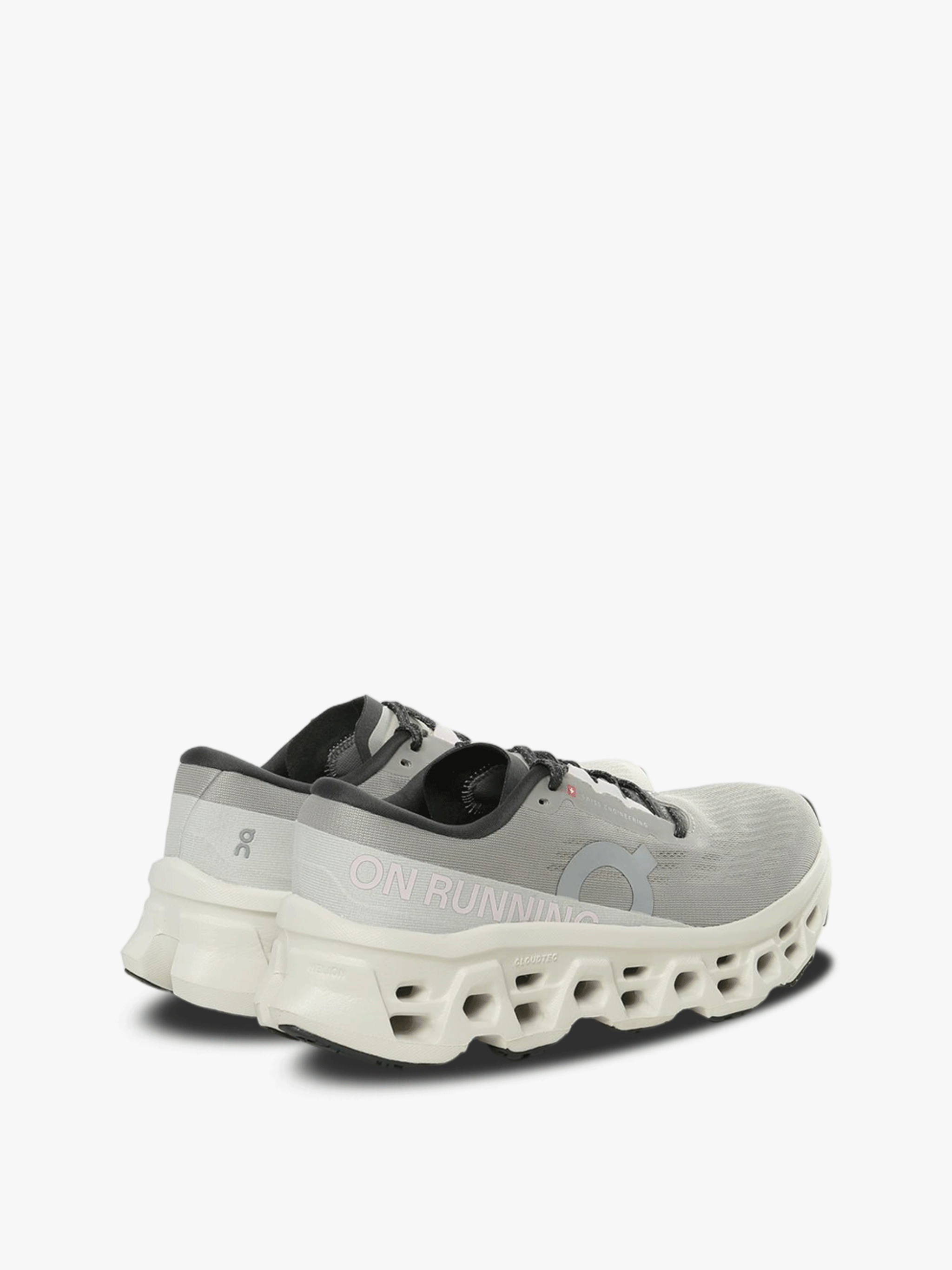 Grey sneakers, side view