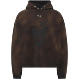 Brown hoodie, front view