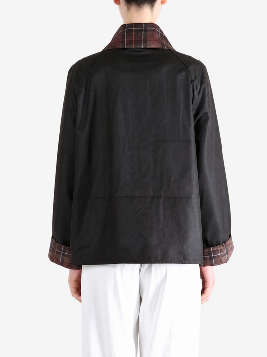 Black jacket, full body view