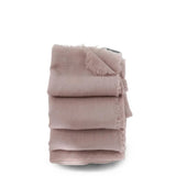Pink scarf, front view