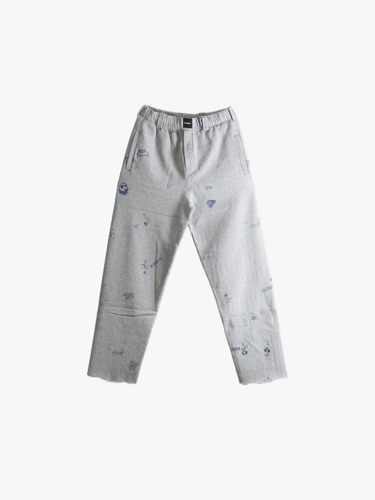 Grey pants, front view
