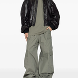 green t-shirts, full body view