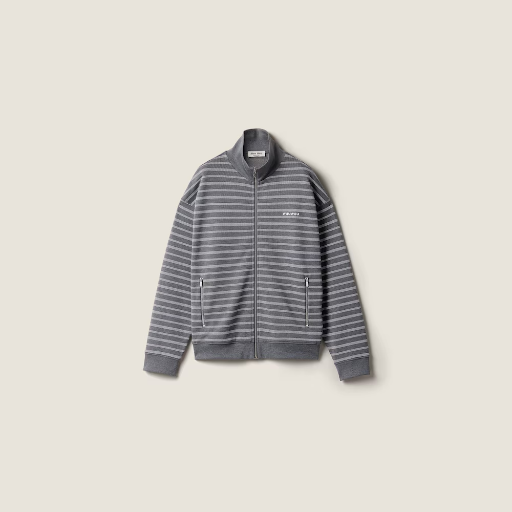 Tan knitwear, front view