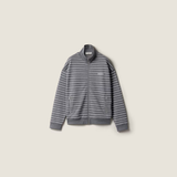 Tan knitwear, front view
