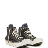 Black sneakers, side view