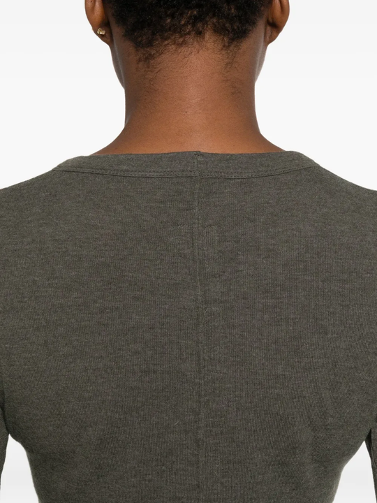 Close up of green dress