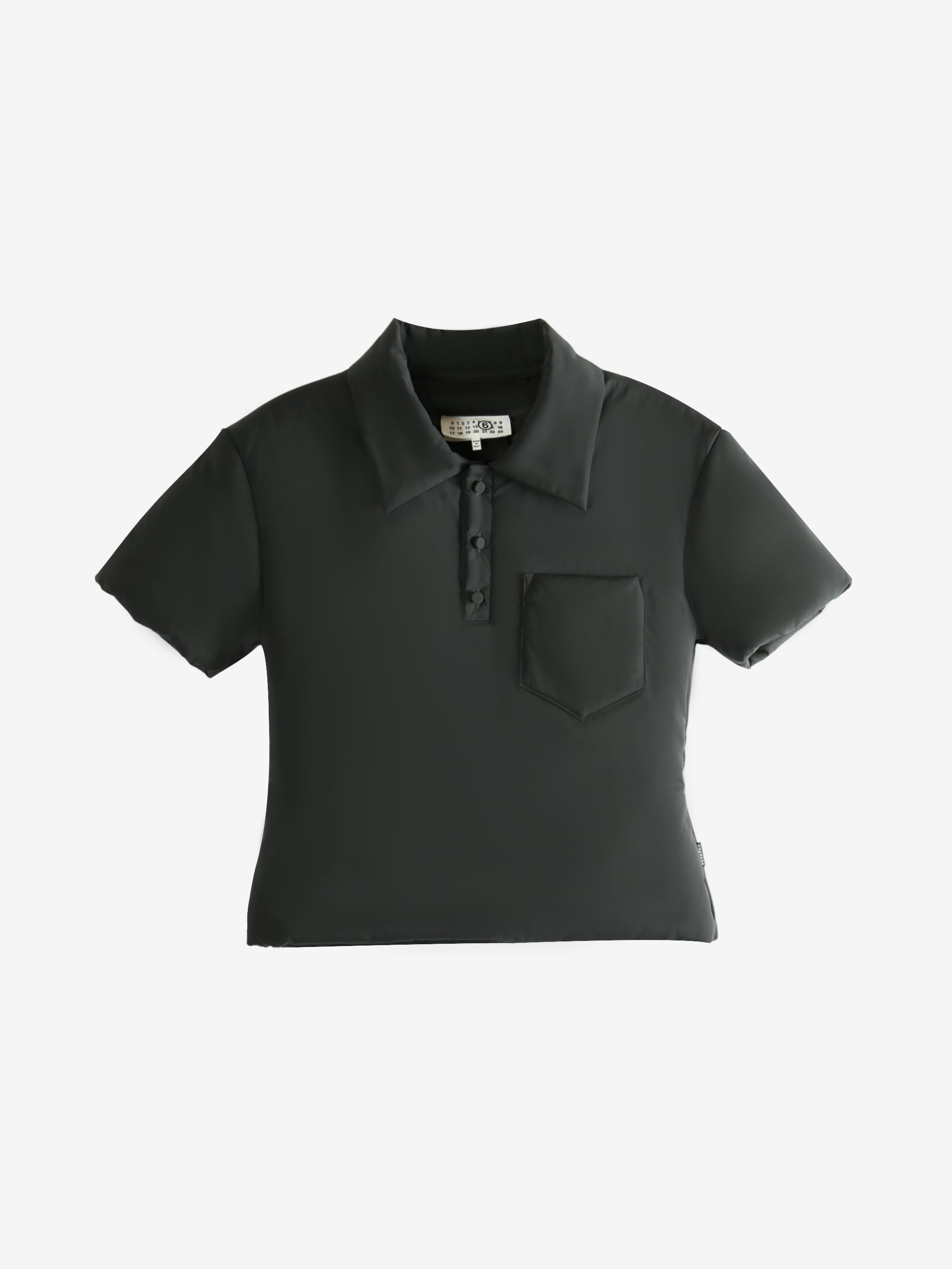 Black t-shirt, front view