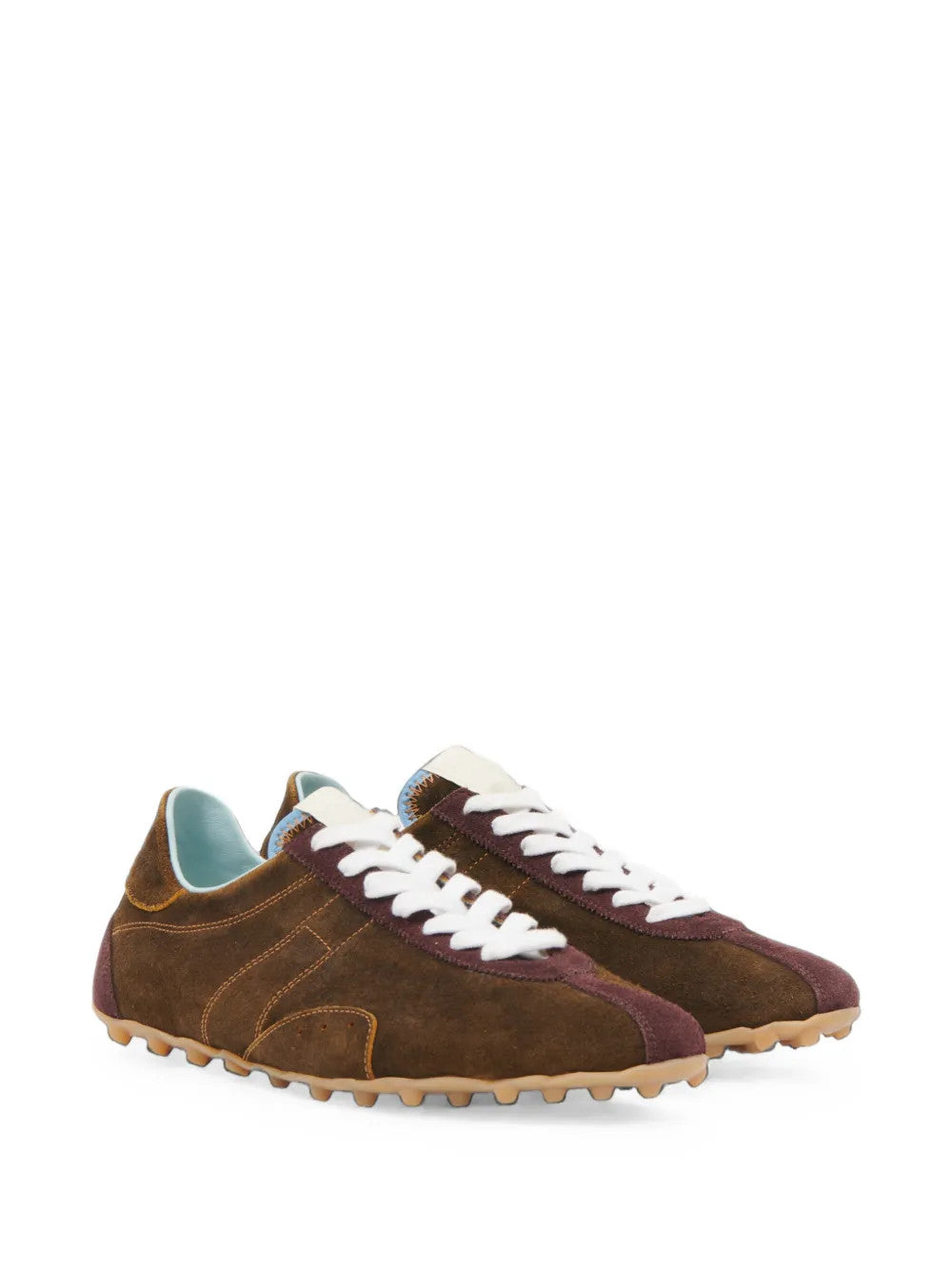 Brown shoes, front view