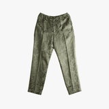 Green pants, front view