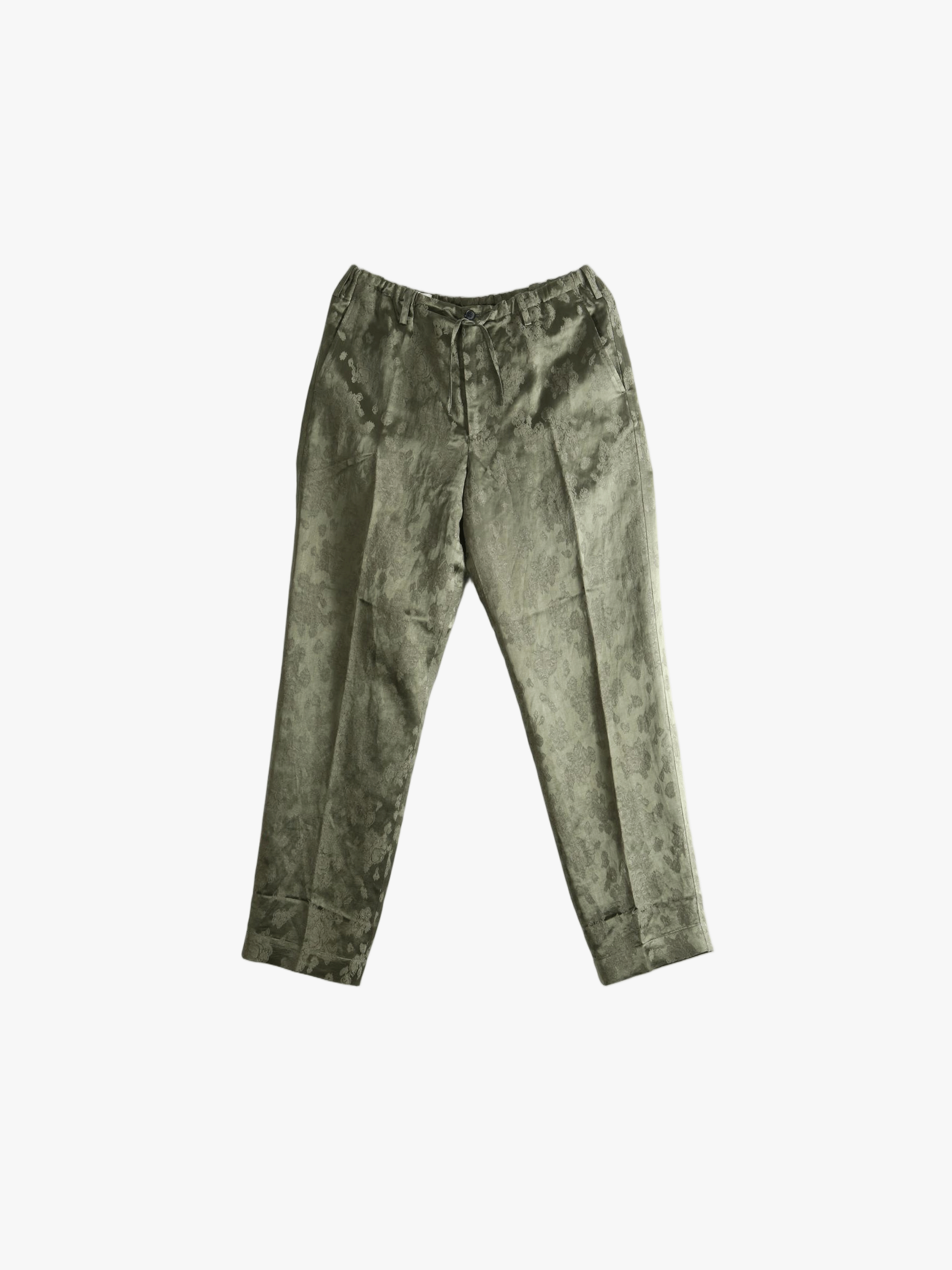 Green pants, front view