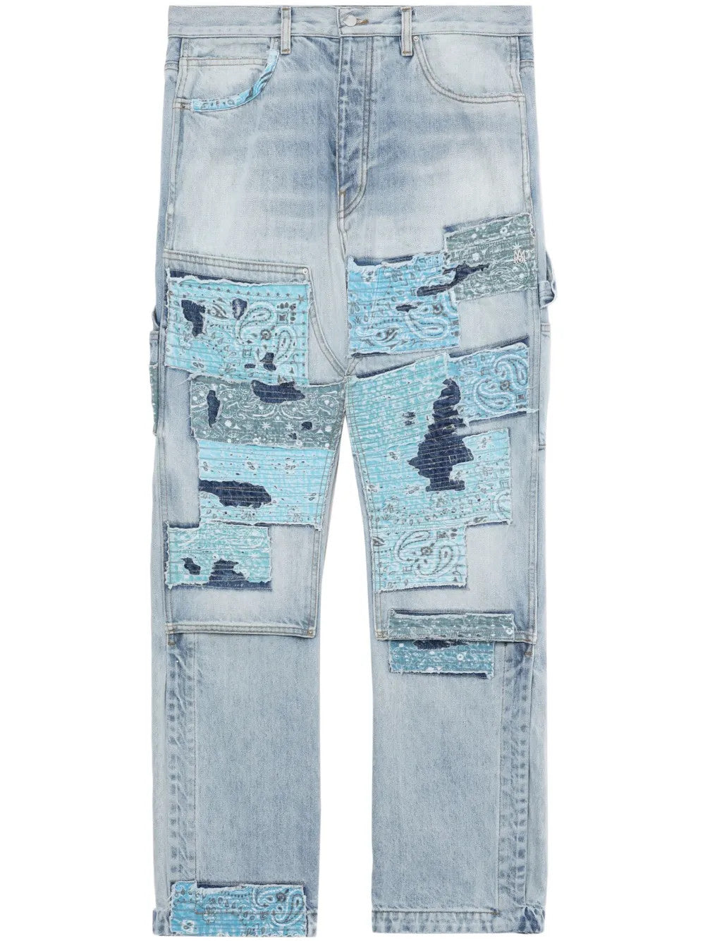 Blue jeans, front view