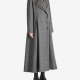 Grey jacket, full body view