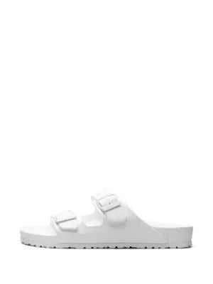 White sandals, side view