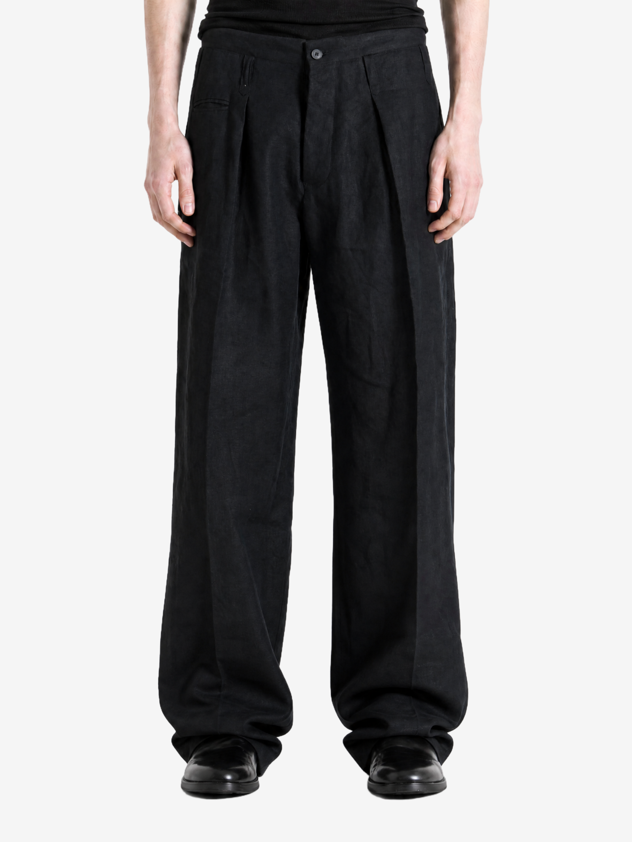 Black pants, front view