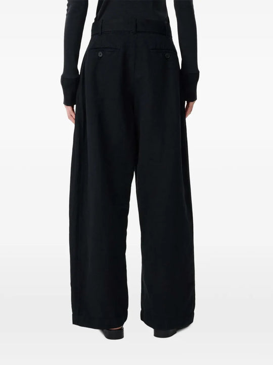 Black pants, full body view