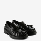 Black loafer, side view