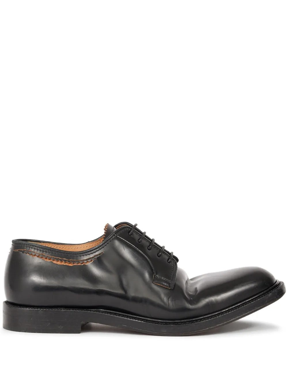 Black shoes, side view