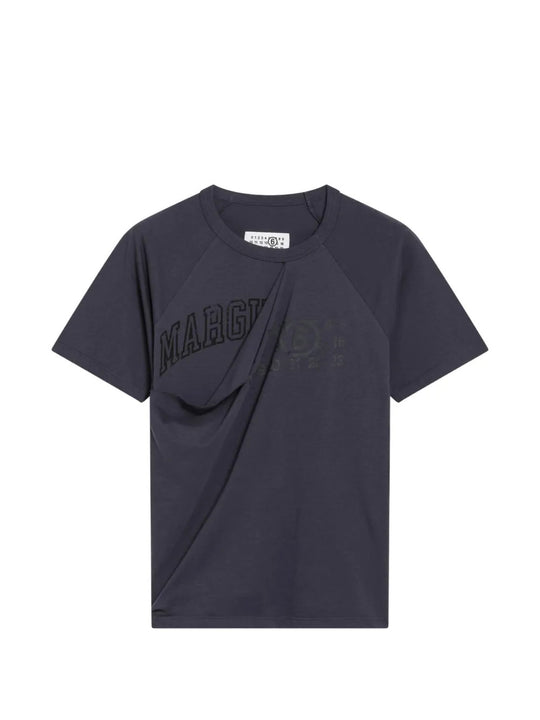 Navy t-shirt, front view
