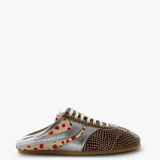 Brown shoes, side view