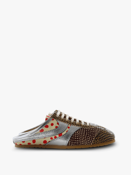 Brown shoes, side view