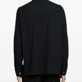 Black shirt, full body view
