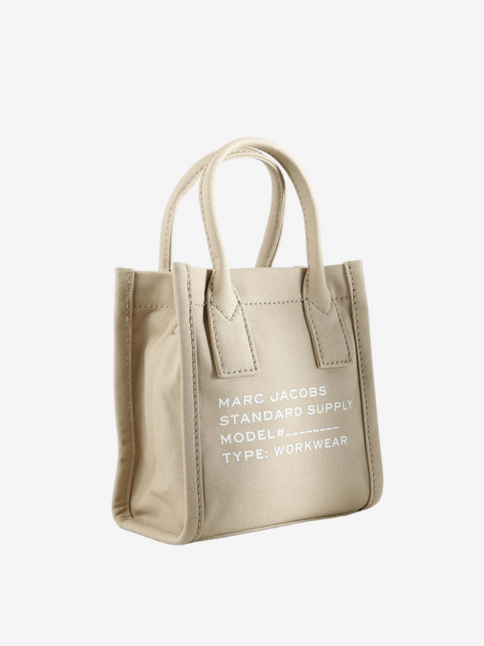 Tan bag, front view