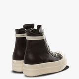 Black sneakers, side view