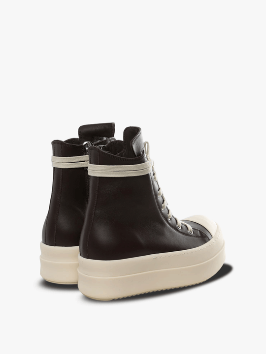 Black sneakers, side view