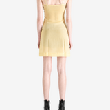Yellow dress, full body view