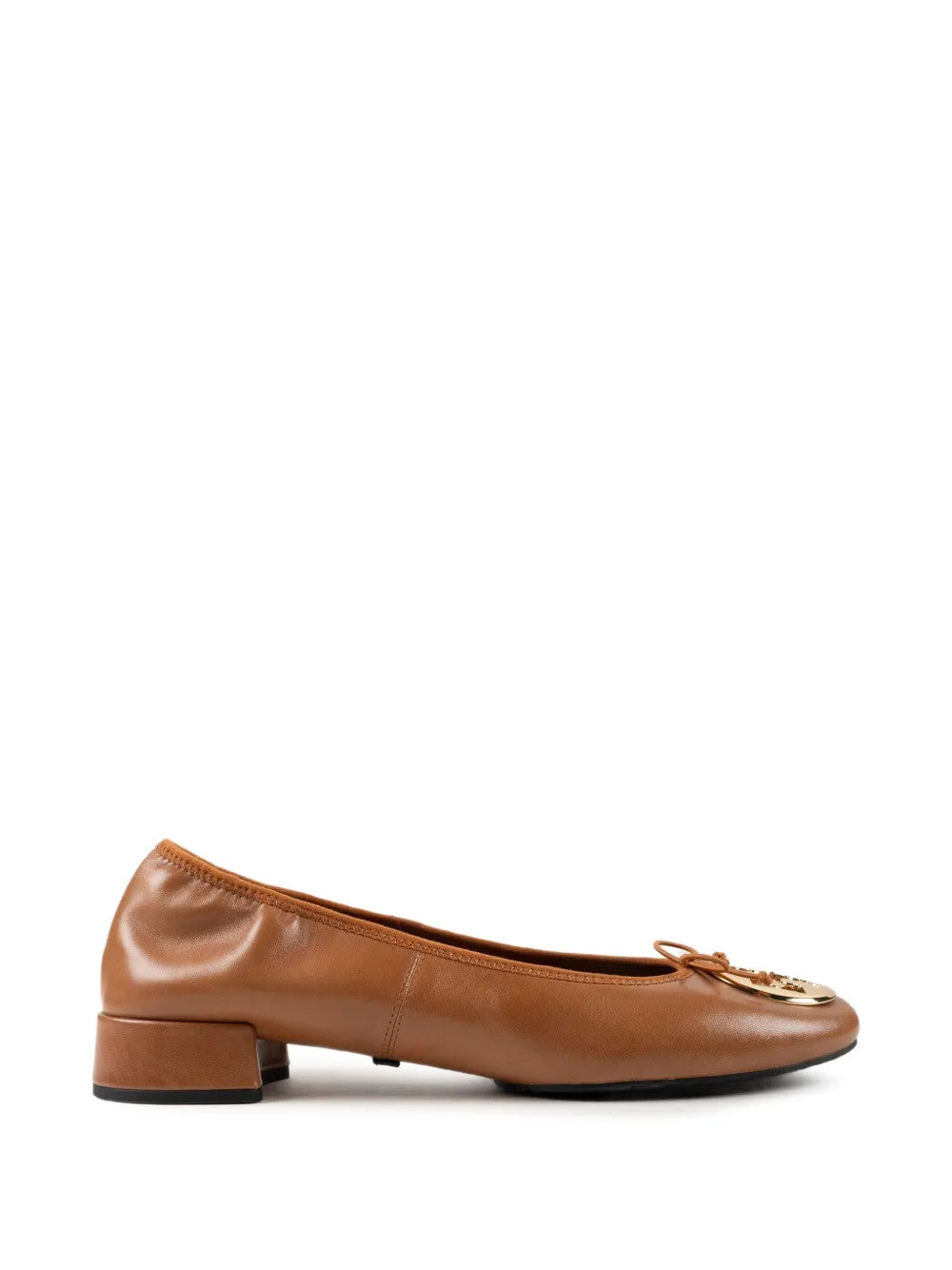 Brown shoes, side view
