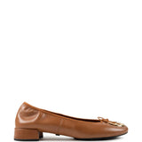 Brown shoes, side view