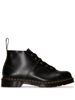 DR.MARTENS - Men Church Black Vintage Smooth Boot