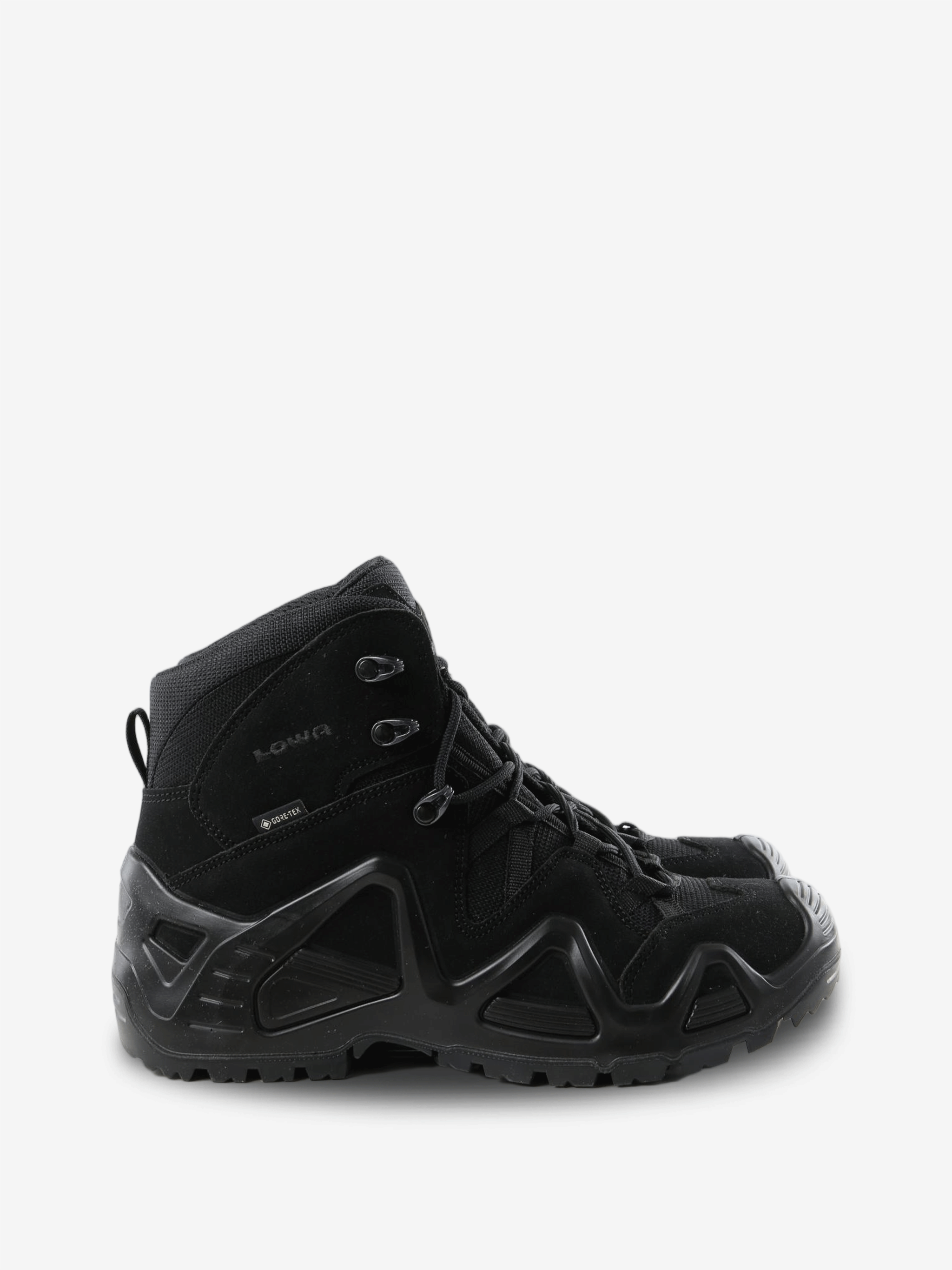 Black boots, side view
