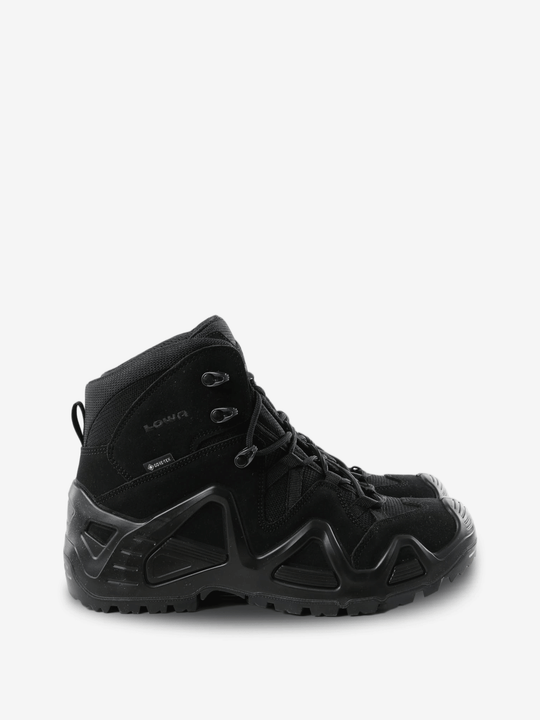 Black boots, side view
