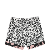 Black short, back view