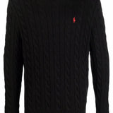 Black sweater, front view