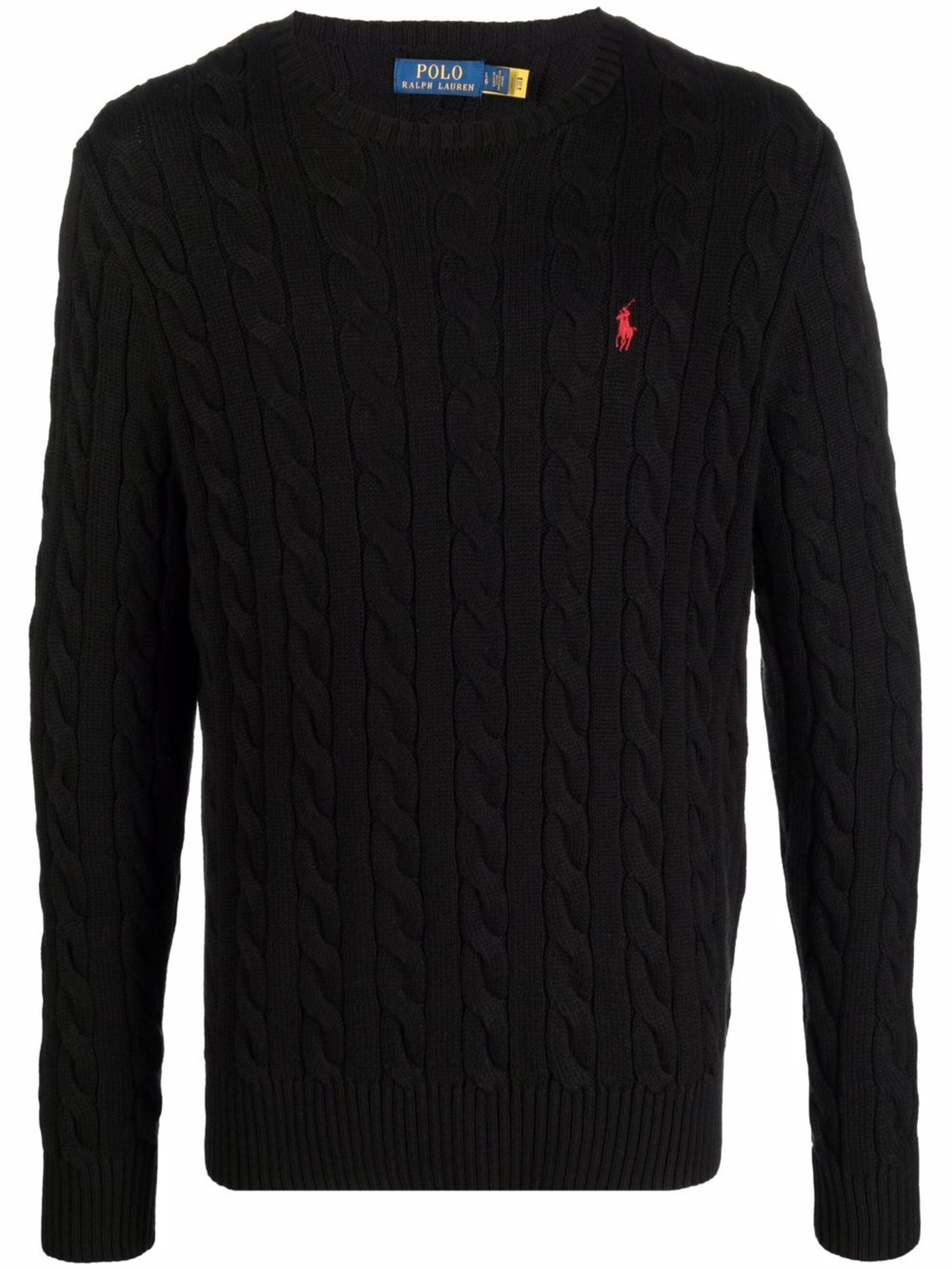 Black sweater, front view
