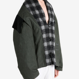 Green jacket, front view