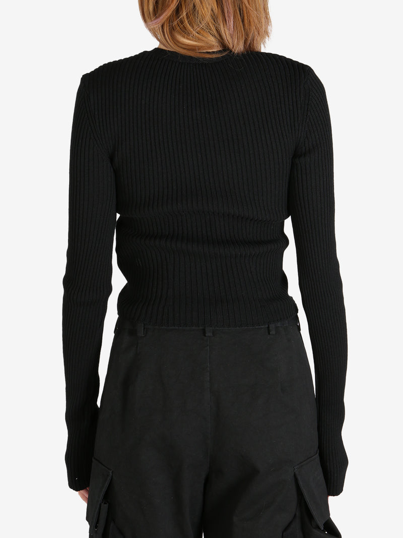 ANN DEMEULEMEESTER - Women Terna Cropped Zipped Cardigan