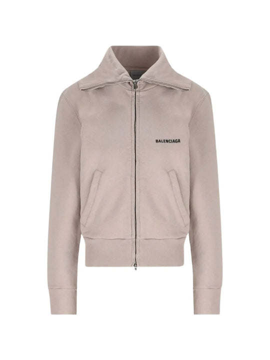 Tan jacket, front view