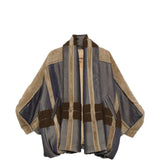 Tan jacket, front view