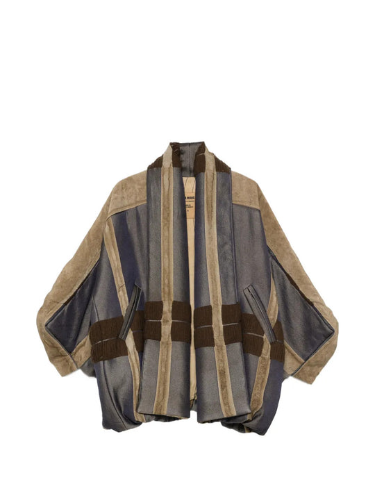 Tan jacket, front view