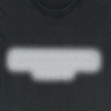 Close up of black t-shirt, showing texture of the Cotton fabric