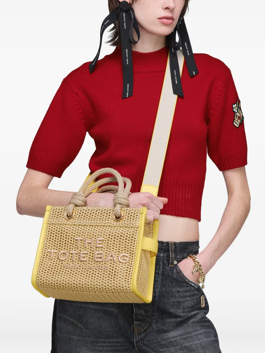 Yellow bag, front view