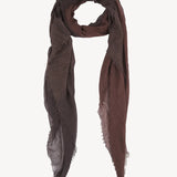 Brown scarves, front view