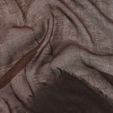 Close up of Brown scarves, showing texture of the fabric