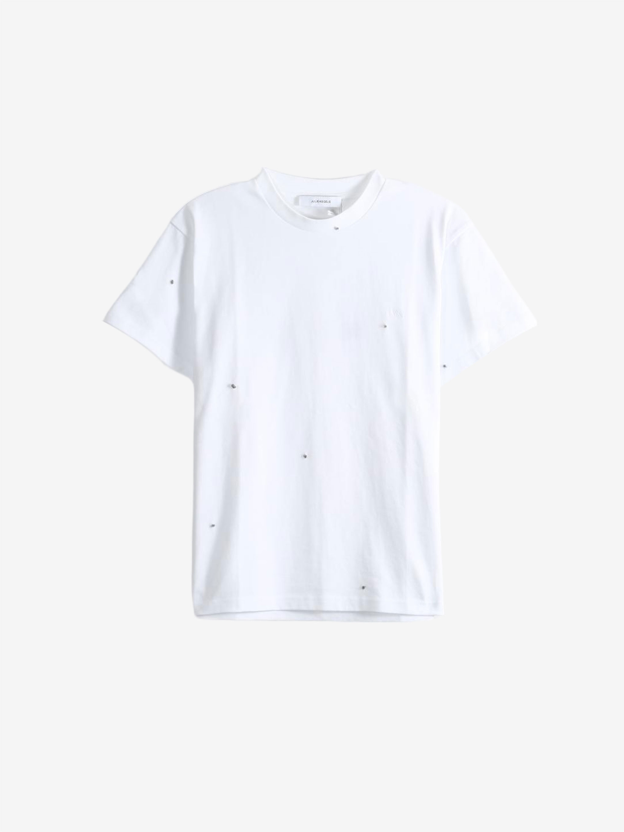 White t-shirt, front view