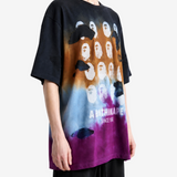 A BATHING APE - Men Color Camo Tie Dye Destroyed Multi Logo Relaxed Fit Tee