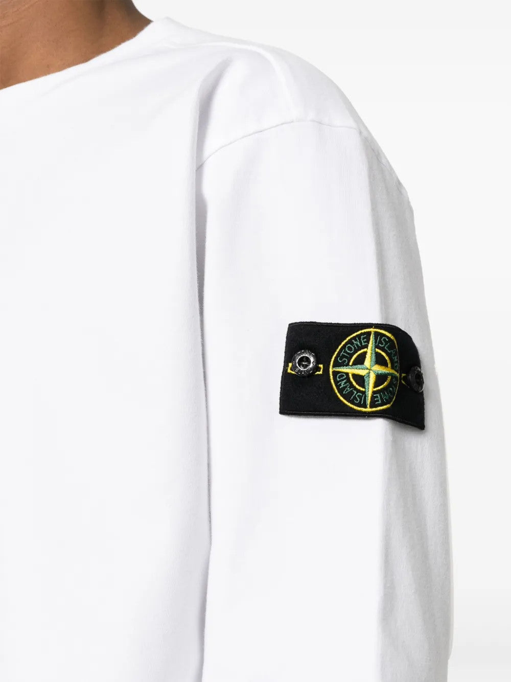 Black hoodie worn by a person, showing the hoodie fit